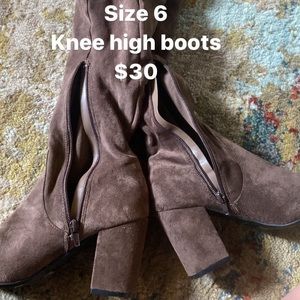 Knee high boots